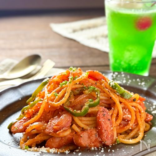 【喫茶店みたいなナポリタン】懐かしの味わい♪夏休みランチに♡