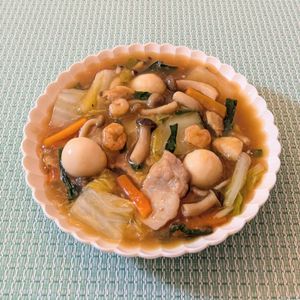 𝔂𝓾𝓶𝓲🍓の作ってみた!投稿(あんが美味しい！ご飯に乗せたい♡野菜たっぷり八宝菜)