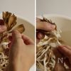 【包丁なし｜あと一品】こんがり♪焼ききのこ納豆の工程1
