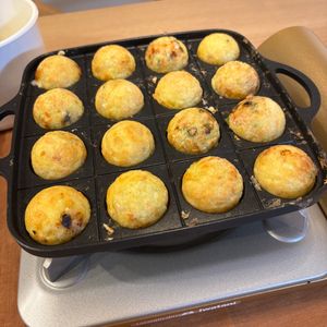 まりんご🍎の作ってみた!投稿(米粉で作る！グルテンフリーたこ焼き)