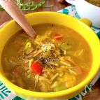 【野菜250gのスープ】スープカレー風 発汗デトックス