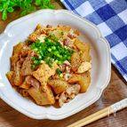 ごはんすすむ~厚揚げと豚バラ大根炒め