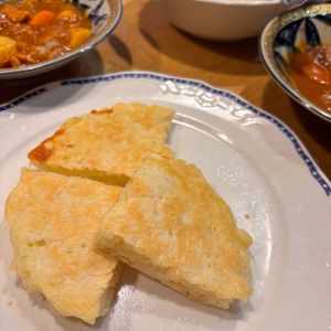 ayamarimariの作ってみた!投稿(発酵なし！豆腐と米粉のもちカリチーズナン🧀✨グルテンフリー)
