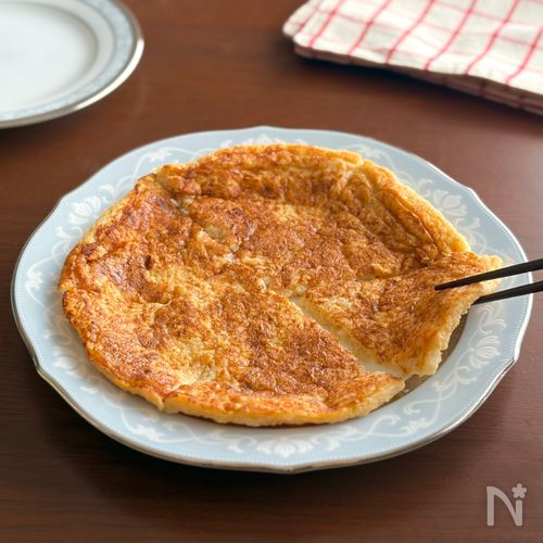 【長芋のかりふわ焼き】すって混ぜて焼くだけの定番おかず☆
