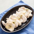 鶏むね肉の湯引き～レモンねぎ麹だれ