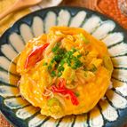 ○○を使って洗い物減る♪【ふわとろ♡カニカマ天津飯】
