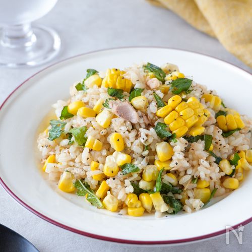 【おかわり必須！】とうもろこしとツナのやみつき混ぜご飯