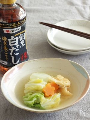 白菜と油揚げの煮びたし