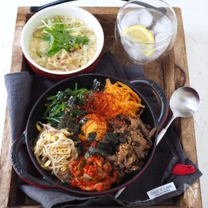 火を使わずに簡単ビビンバ【レンジ調理・お弁当や作り置きにも