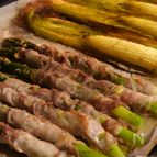 【ほったらかし】アスパラの肉巻き＆ヤングコーンのオーブン焼き