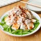 【梅だれ豚しゃぶ】梅でさっぱり食べやすい♪