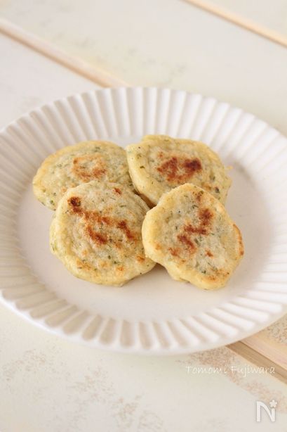 【離乳食】しらすと豆腐のお焼き