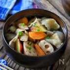 秋のほっこり【根菜ごろっと豚汁】