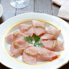 【大根トマト生ハムのマスタードソース】絶妙な食感と味わい♡