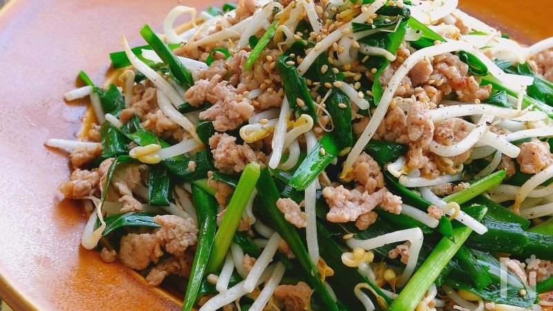 定番ニラもやしとひき肉炒め By 松山絵美 レシピサイト Nadia ナディア プロの料理家のおいしいレシピ