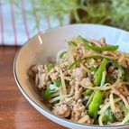 ご飯が止まらん「ピーマンともやしの豚味噌炒め」