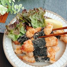 鶏むね肉で♪ザクッ【のり塩スティックチキン】