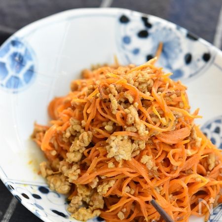 人参とひき肉のカレーきんぴら 冷凍 作り置き By 鈴木美鈴 レシピサイト Nadia ナディア プロの料理家のおいしいレシピ