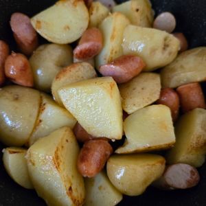 れみーの作ってみた!投稿(フライパン10分！【絶品ジャーマンポテト】少ない調味料で♩)