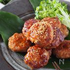 玉ねぎたっぷりシャキッふわふわ豆腐つくね【作り置き・お弁当】