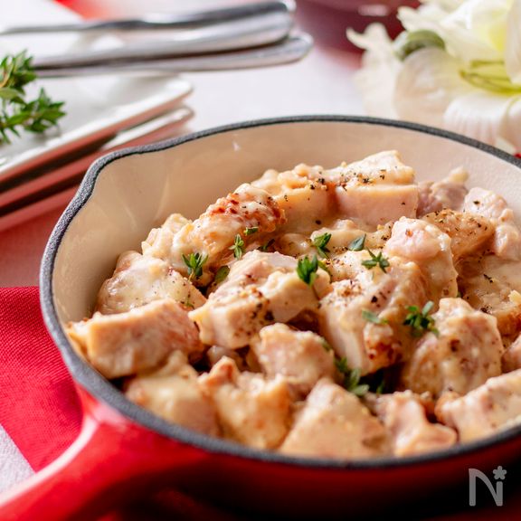 大人のベービーチーズで！簡単チーズチキン　＃ロルフ