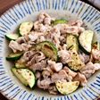 【ご飯がすすむ！】豚肉とズッキーニの塩にんにく炒め