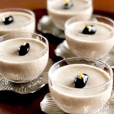 【日々薬膳】黒豆のムース おせちで余った黒豆煮をリメイク!