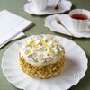 ホワイトチョコのグラサージュケーキ