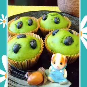 チョロリスの作ってみた!投稿(【簡単お節リメイク】黒豆抹茶マフィン)