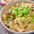 [大根消費！鶏と厚揚げのみぞれ煮]野菜たっぷりでヘルシー