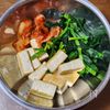 バリうまい~ほうれん草とキムチ豆腐のナムルの工程4