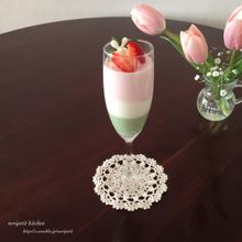 15分で完成!混ぜて冷やすだけ♡おひな祭りのレアチーズ
