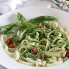 【みんな大好き】バジルの香りがたまらない～♪バジルうどん