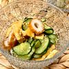 michuの作ってみた!投稿(5分で副菜✨香ばし薄揚げときゅうりのからし酢味噌あえ)