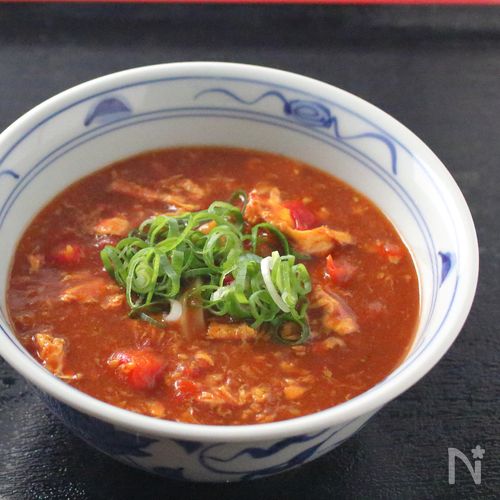 【再現】丸亀期間限定!トマたまカレーうどん♪