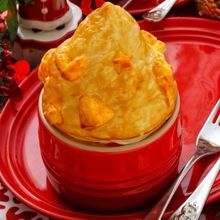 牛乳パックで作るクリスマスツリーパイシチュー
