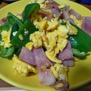 ソドム　しかないネット民の作ってみた!投稿(【ピーマンとベーコンの卵炒め】朝食やお弁当、おつまみにも◎)