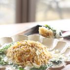 お昼ご飯に！ミルクあんかけチャーハン
