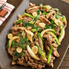 ごはんがススム♡牛肉とニラのスタミナ炒め
