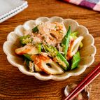 夏野菜でさっぱり♪【オクラとちくわのだし醤油和え】