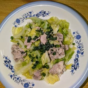 joe sanの作ってみた!投稿(【キャベツと豚こまの白だしさっと煮】お手軽・簡単おかず！)