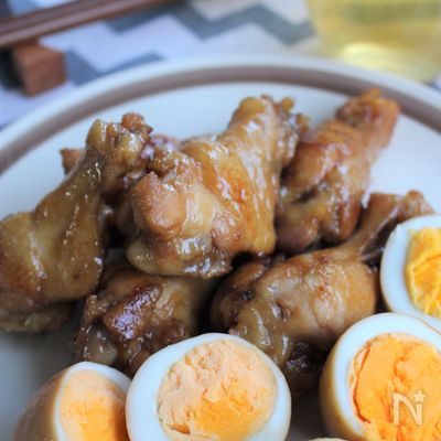 ポン酢で簡単！鶏手羽元のサッパリ煮
