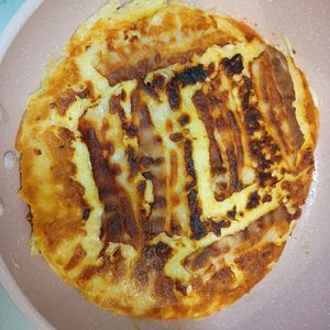 milkの作ってみた!投稿(混ぜて焼くだけ！【ラク美味米粉お好み焼き】)