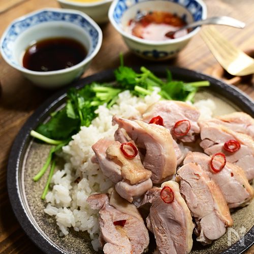 シンガポールチキンライス風釜飯