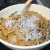 やみつき！お家で簡単【ネギとしらすの和風パスタ】の工程4