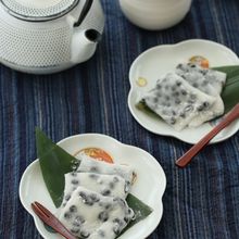 レンジで簡単！黒千石で塩豆餅