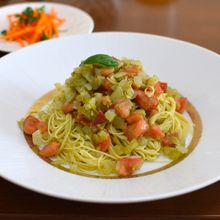 バジルトマトの冷製カッペリーニ