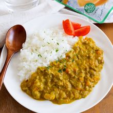『ひき肉とかぼちゃのまろやかキーマカレー』野菜たっぷり♪