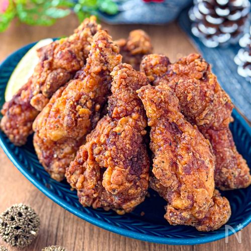 家にある調味料で簡単♪クリスマスにも🎄【ザクザクチキン】