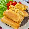 【エビとコーンのカレークリーム春巻き】豆腐と米粉で簡単！